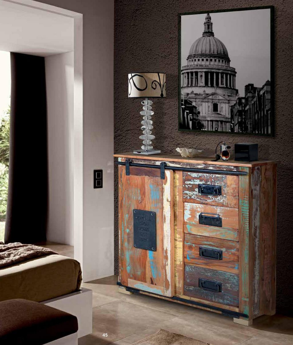 Cómoda Madera Mango Modelo 6357