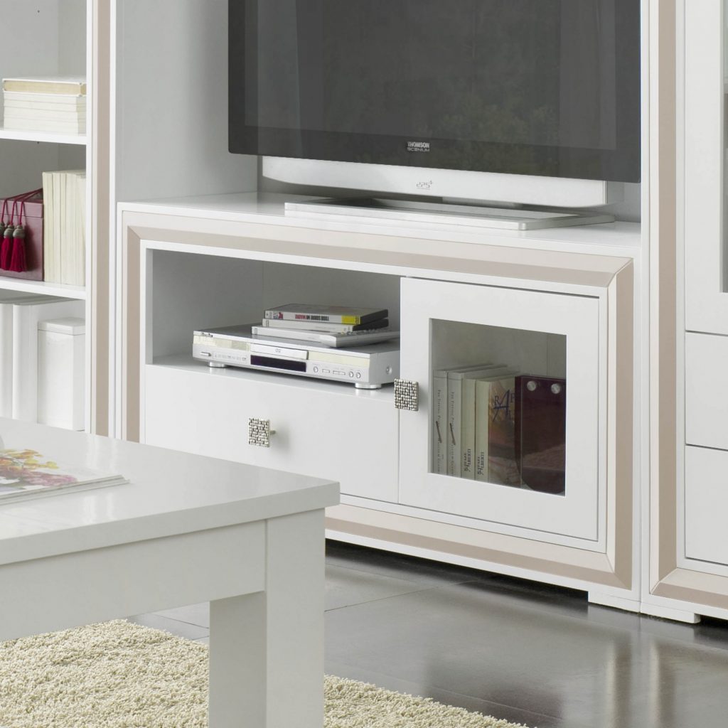 Mueble TV de 120 Blanco Colonial Florencia