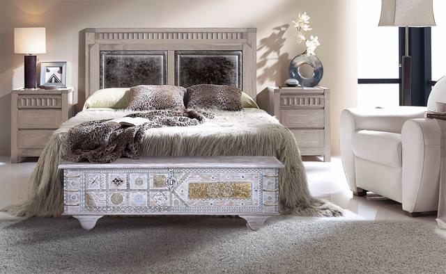 Baúl de Madera Pie de Cama Modelo 6642