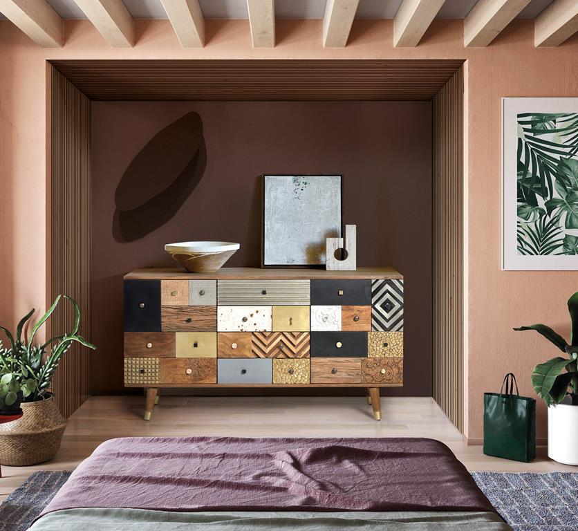 Aparador Vintage Madera  Modelo 6042