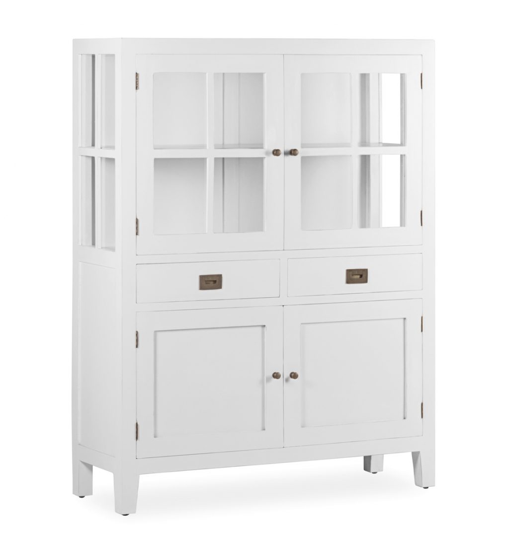 Vitrina 4 Puertas Blanca Everest Modelo 314029