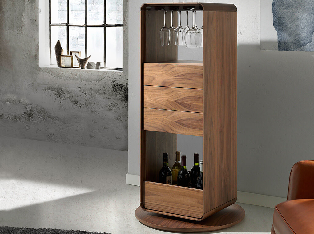 Mueble botellero comoda con estante madera bar bufet para 8 botellas de  vino