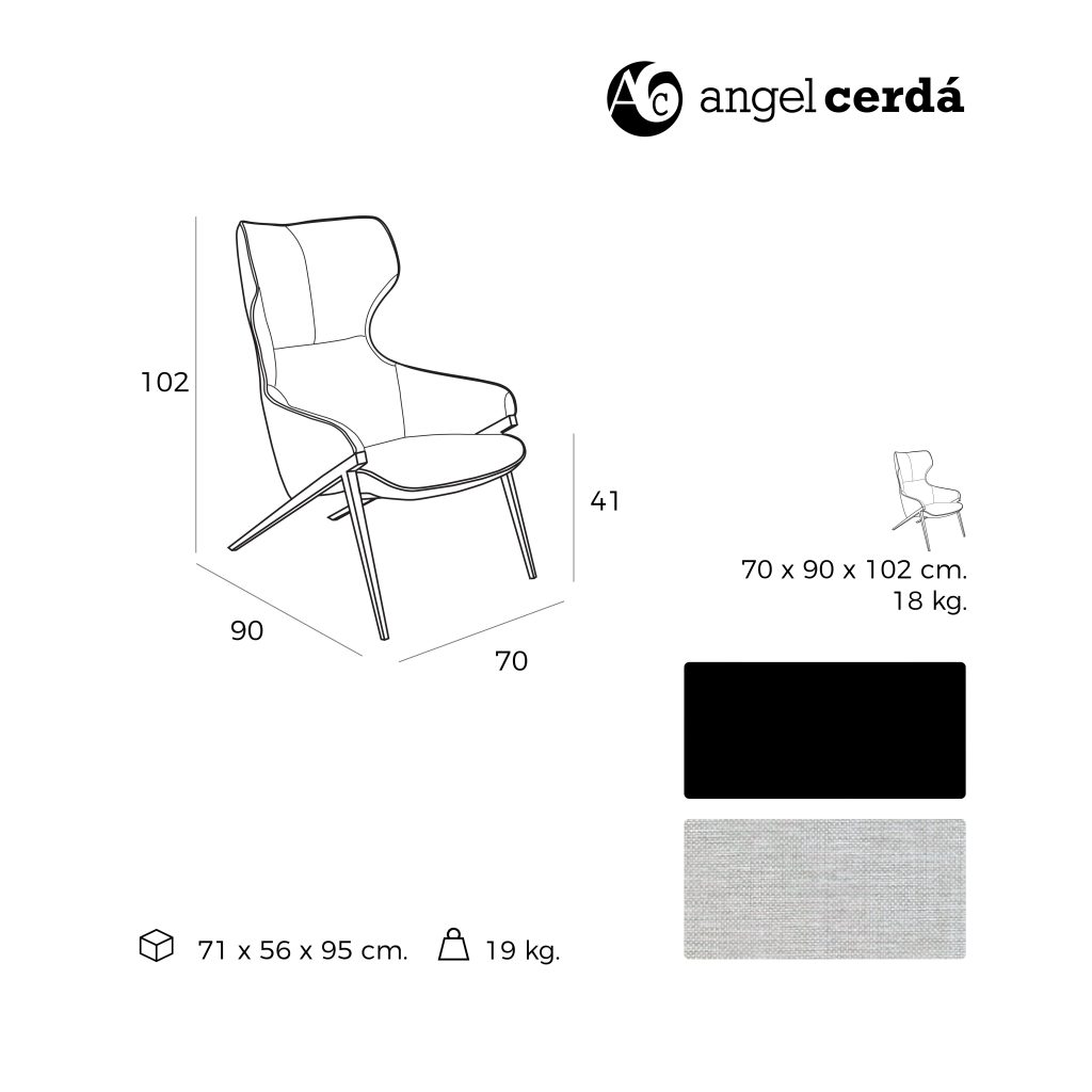 Angel Cerdá - Sillón de Diseño  Ref. 5009 - Imagen 5