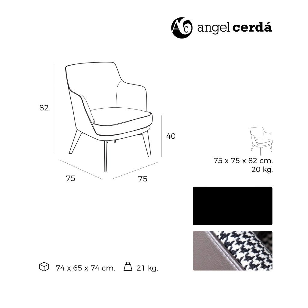 Angel Cerdá - Sillón de Diseño  Ref. 5011 - Imagen 6