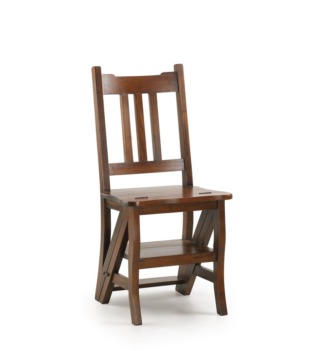 Silla Escalera Estilo Colonial  Moycor,  Colección  Flamingo Ref. 14033