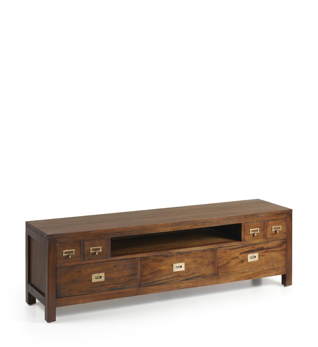 Mueble Tv 160 cm Estilo Colonial  Moycor,  Colección  Flamingo 148114