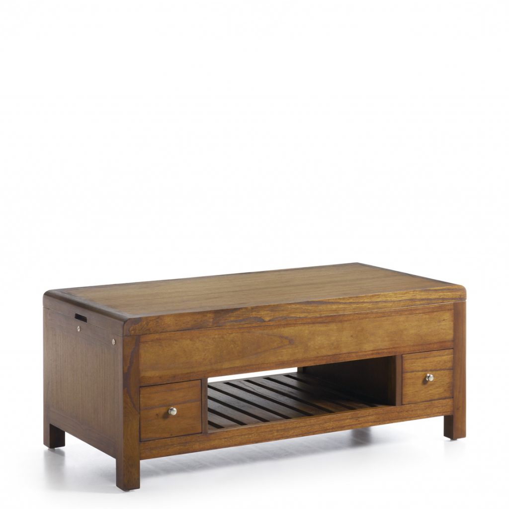 Mesa Centro Elevable Estilo Colonial  Moycor,  Colección  Flash  301559