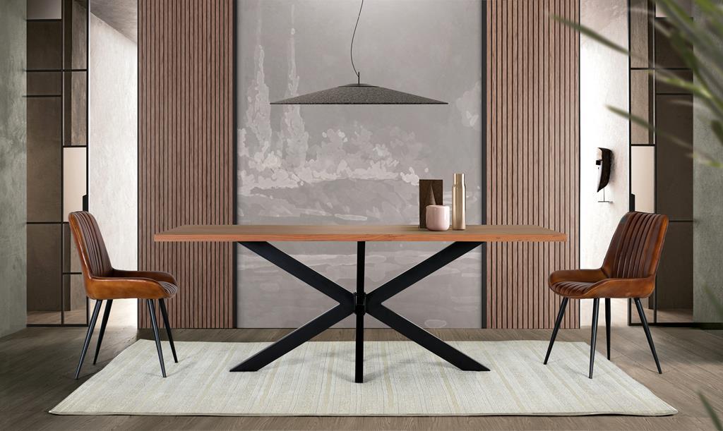 Mesa Comedor Madera Acacia Modelo 1007 - 1008