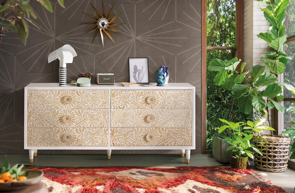 Aparador Vintage Madera  Modelo 1082