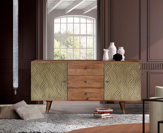 Aparador Vintage Madera  Modelo 6762