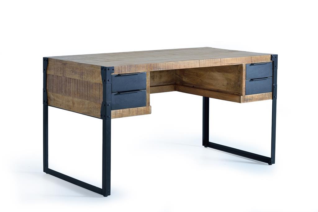 Escritorio Industrial Madera y Metal Modelo 1204