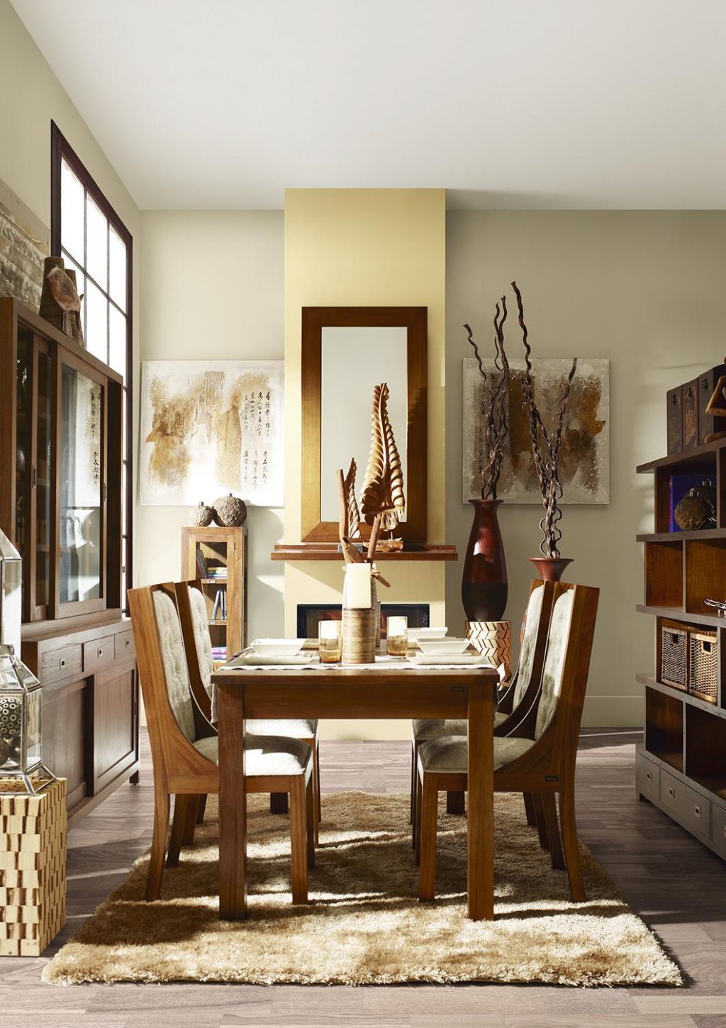 Mesa Comedor Extensible  Colonial Moycor Modelo Star 30854 - Imagen 2