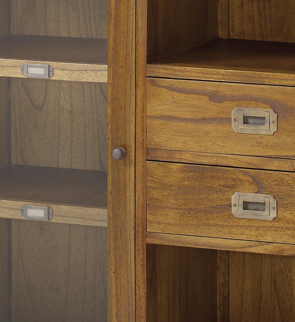 Mueble Vitrina Iquierda Combi Apilable  Colonial Moycor Modelo Star 301911 I - Imagen 6