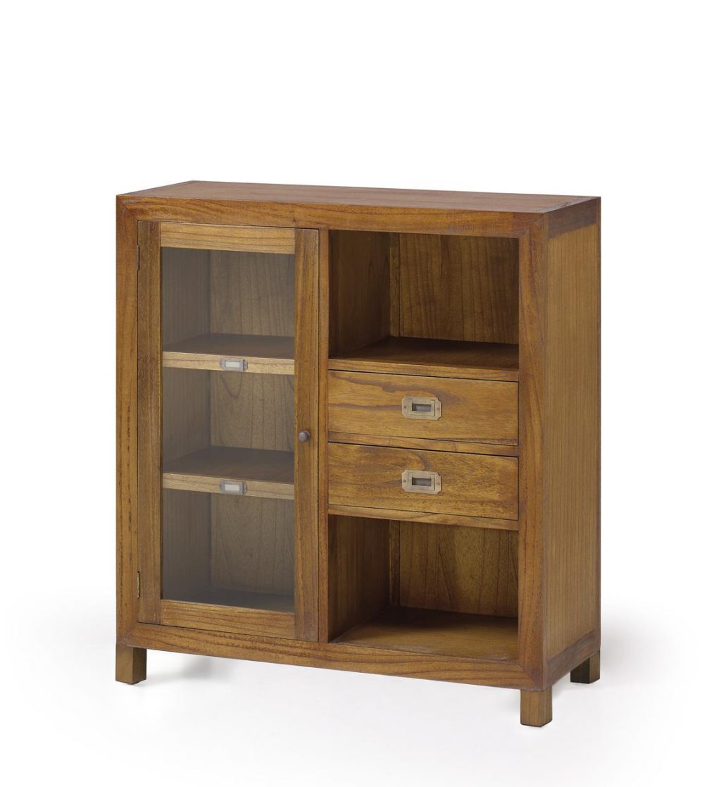 Mueble Vitrina Iquierda Combi Apilable  Colonial Moycor Modelo Star 301911 I - Imagen 8