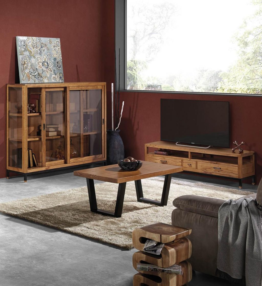 Mueble Tv  150 cm Colonial Moycor Modelo Madhu  315002 - Imagen 2