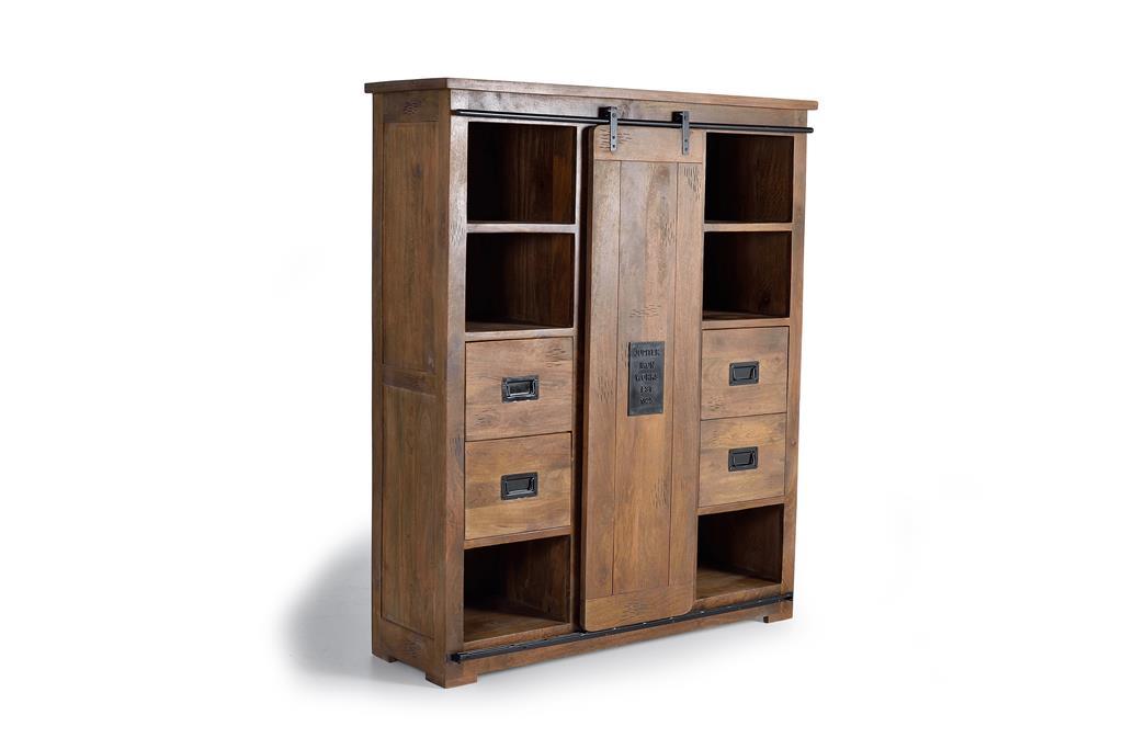 Alacena Estilo Industrial Madera Mango y Metal Modelo 1232