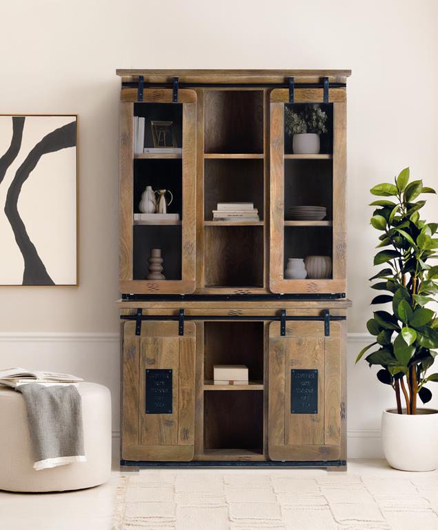 Alacena Estilo Industrial Madera Mango y Metal Modelo 1332