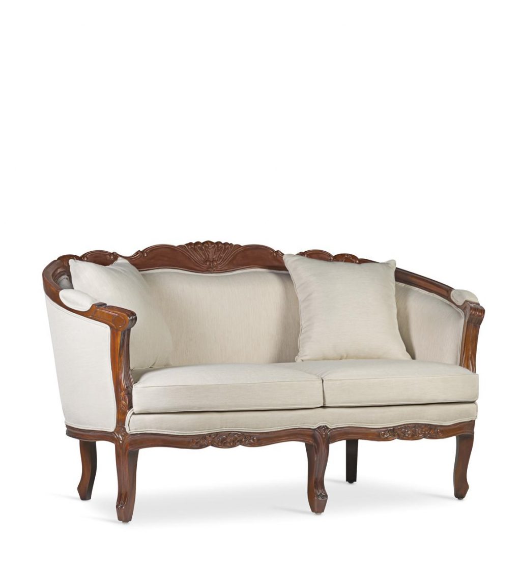 Moycor - Sofá Vintage Louis Honey 2 Plazas
