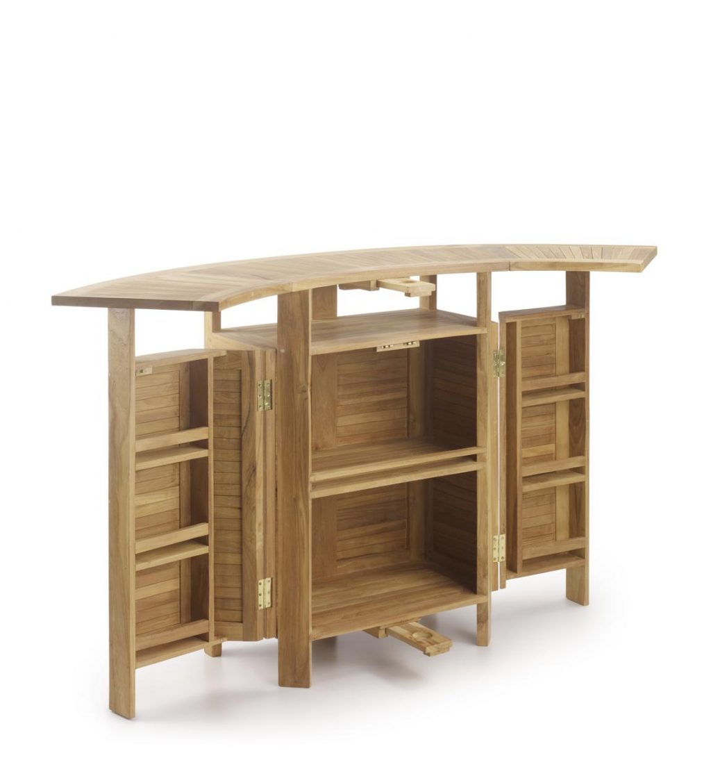 Moycor - Mueble Bar Jardín 2 Alas Plegable - Imagen 3