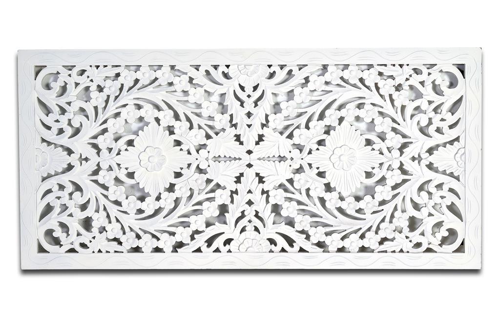 Cabezal Panel Decorativo Madera Modelo 17288