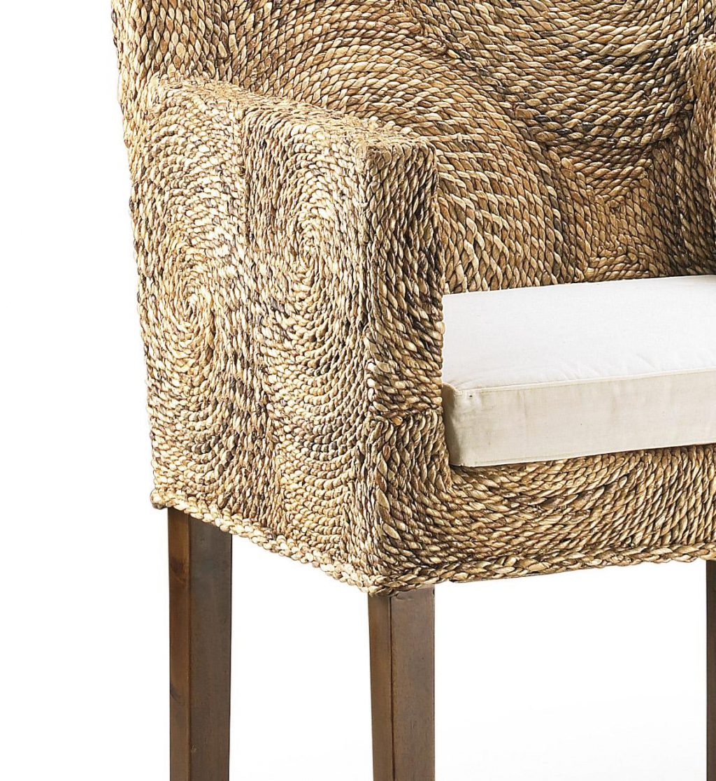 Sillón Rattan Banana Circulos Con Cojin  Modelo 24374 - Imagen 3