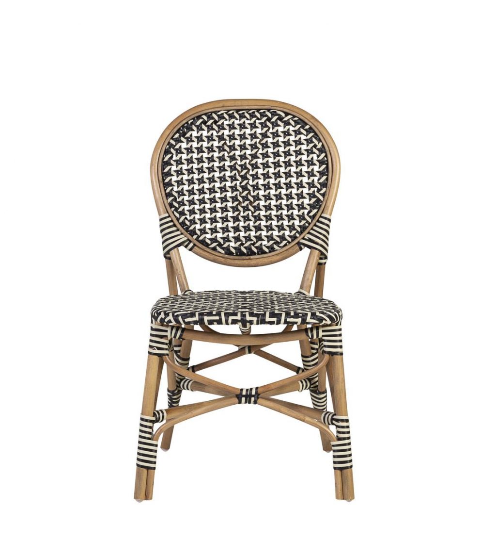 Silla Rattan Bistro Negra Modelo 645300 - Imagen 3