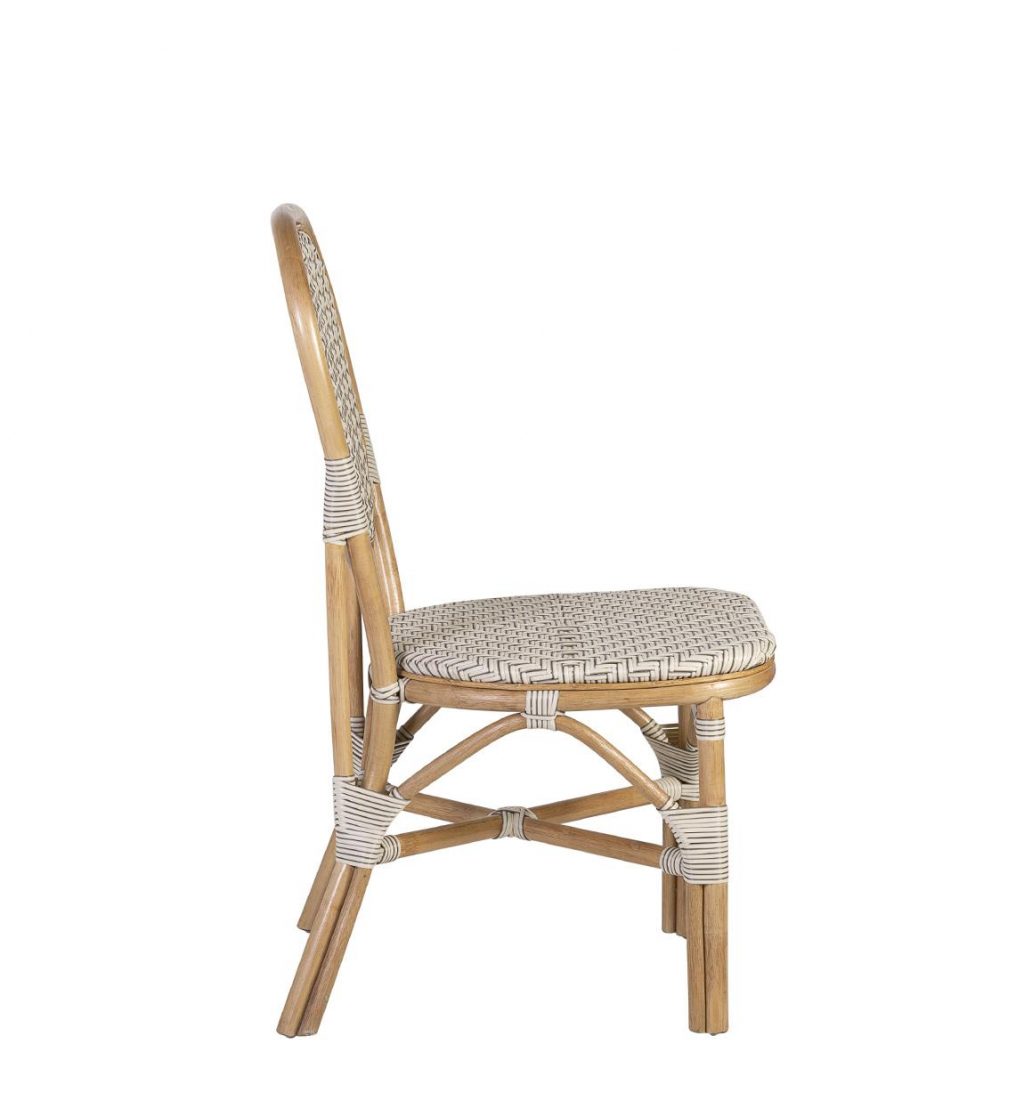 Silla Rattan Bistro Blanca Modelo 646100 - Imagen 4