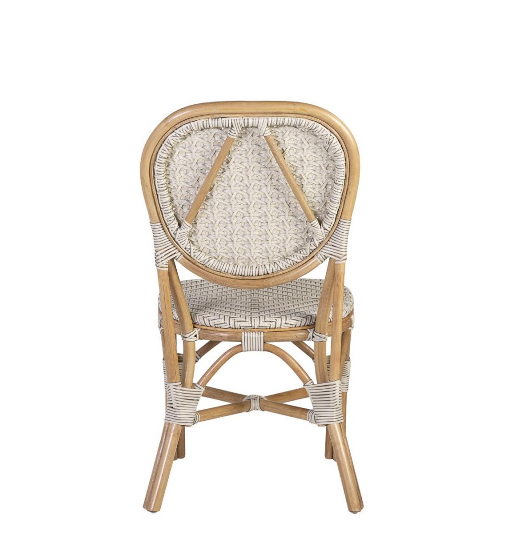 Silla Rattan Bistro Blanca Modelo 646100 - Imagen 5