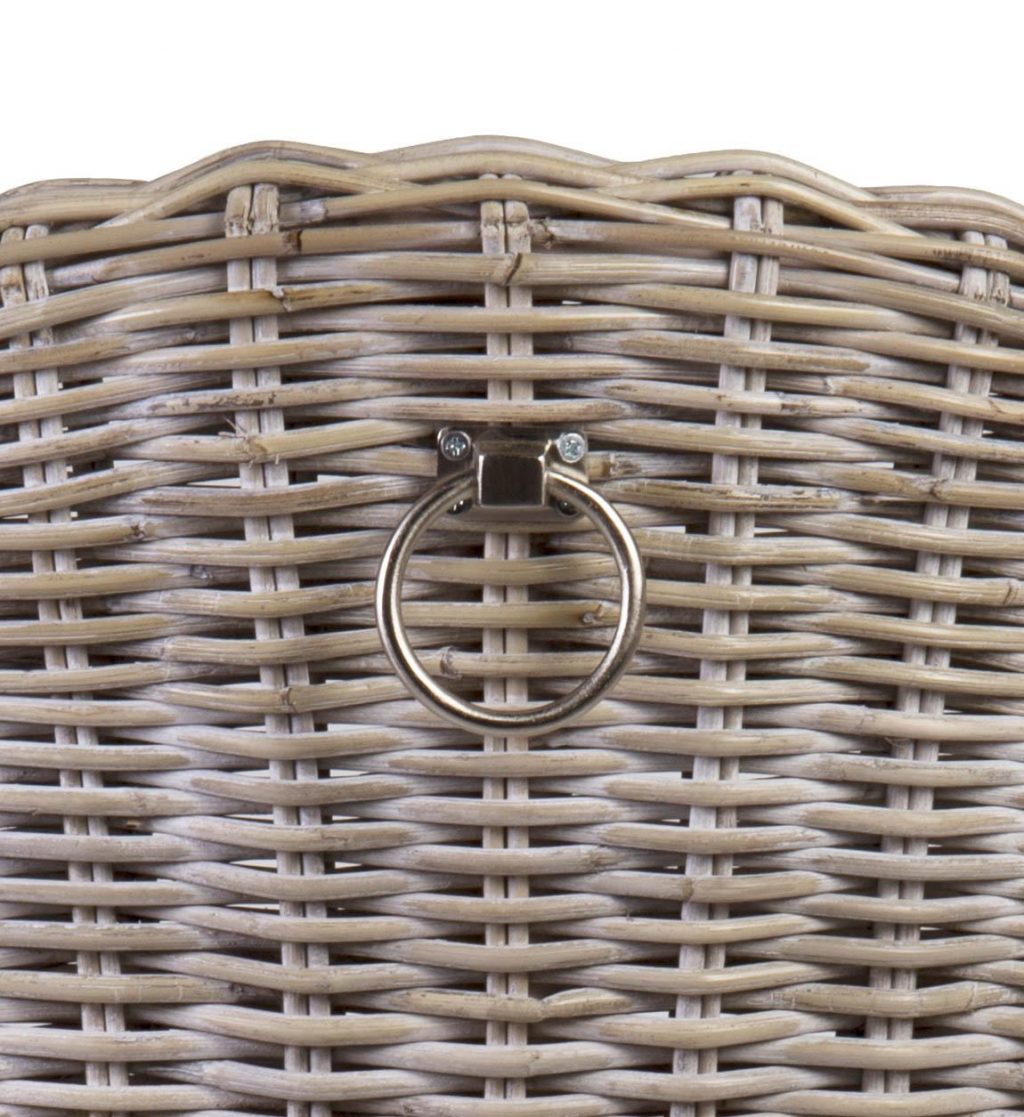 Sillón Rattan Blanqueado Con Argolla Modelo 694010 - Imagen 3