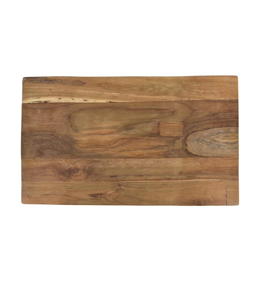 Taburete Rectangular Teka Reciclada 713011 - Imagen 4