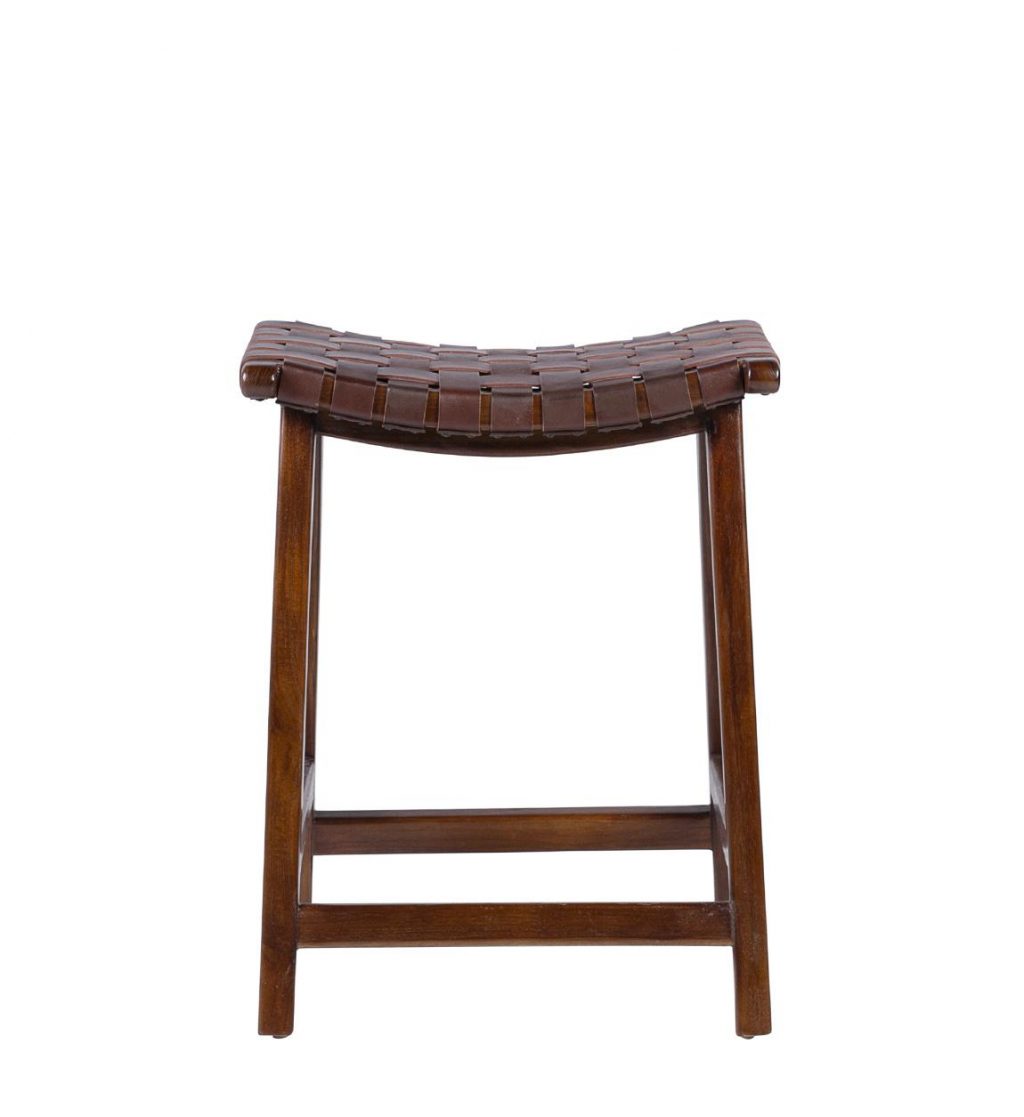Taburete Trenza Piel Alto 723002 - Imagen 6