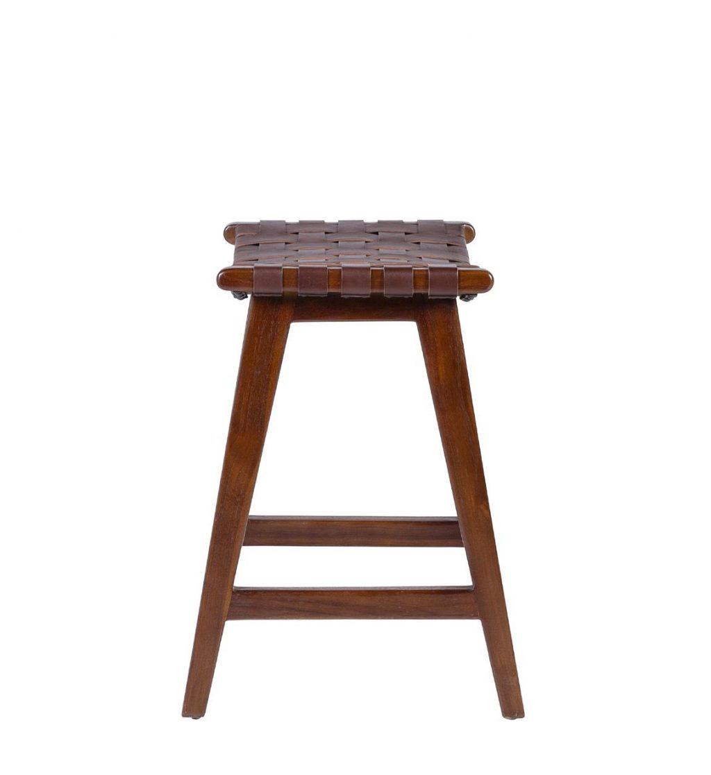 Taburete Trenza Piel Alto 723002 - Imagen 5