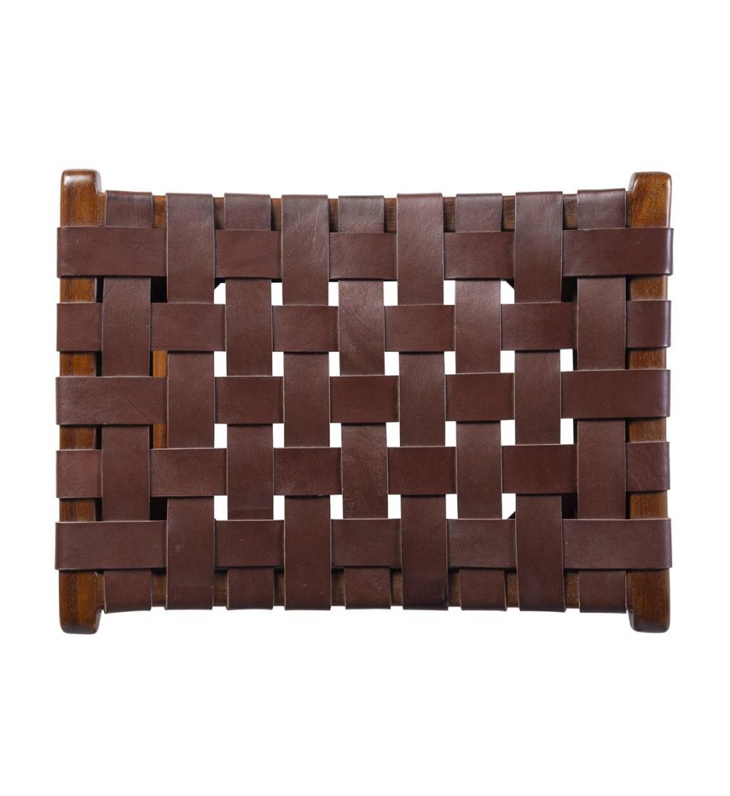 Taburete Trenza Piel Alto 723002 - Imagen 3