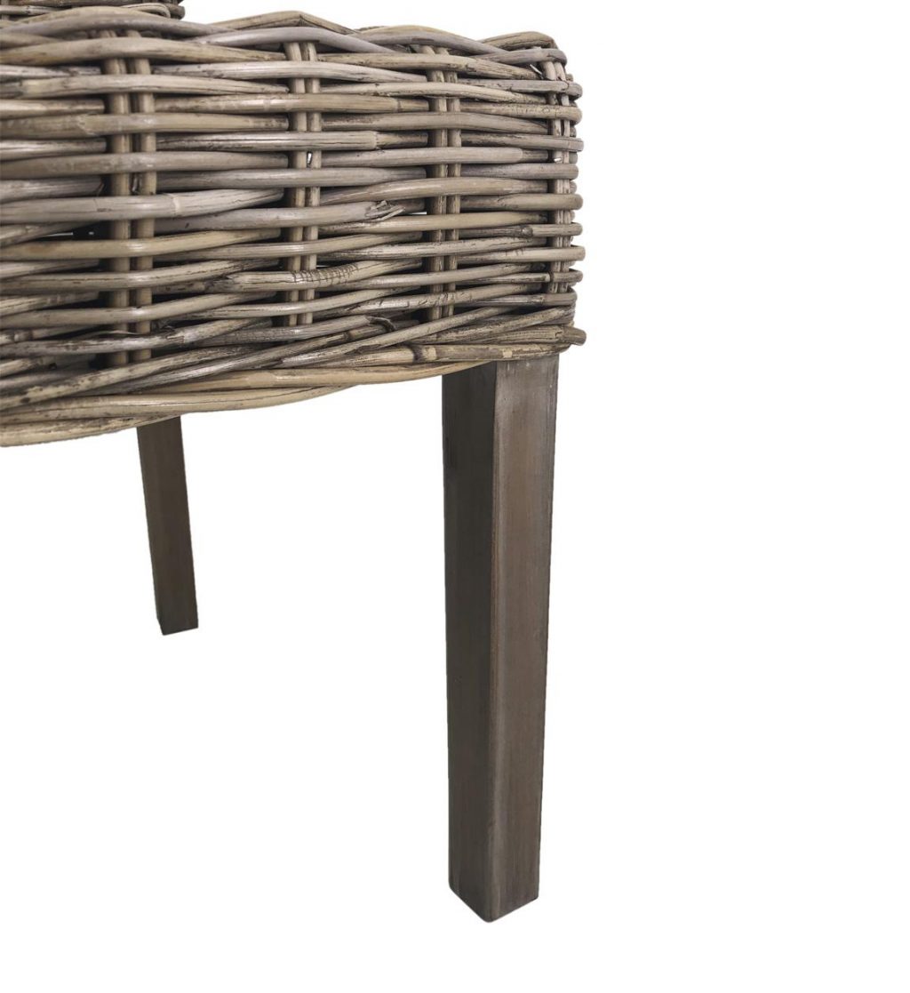 Silla Rattan Pata BLanqueada 781013 - Imagen 3