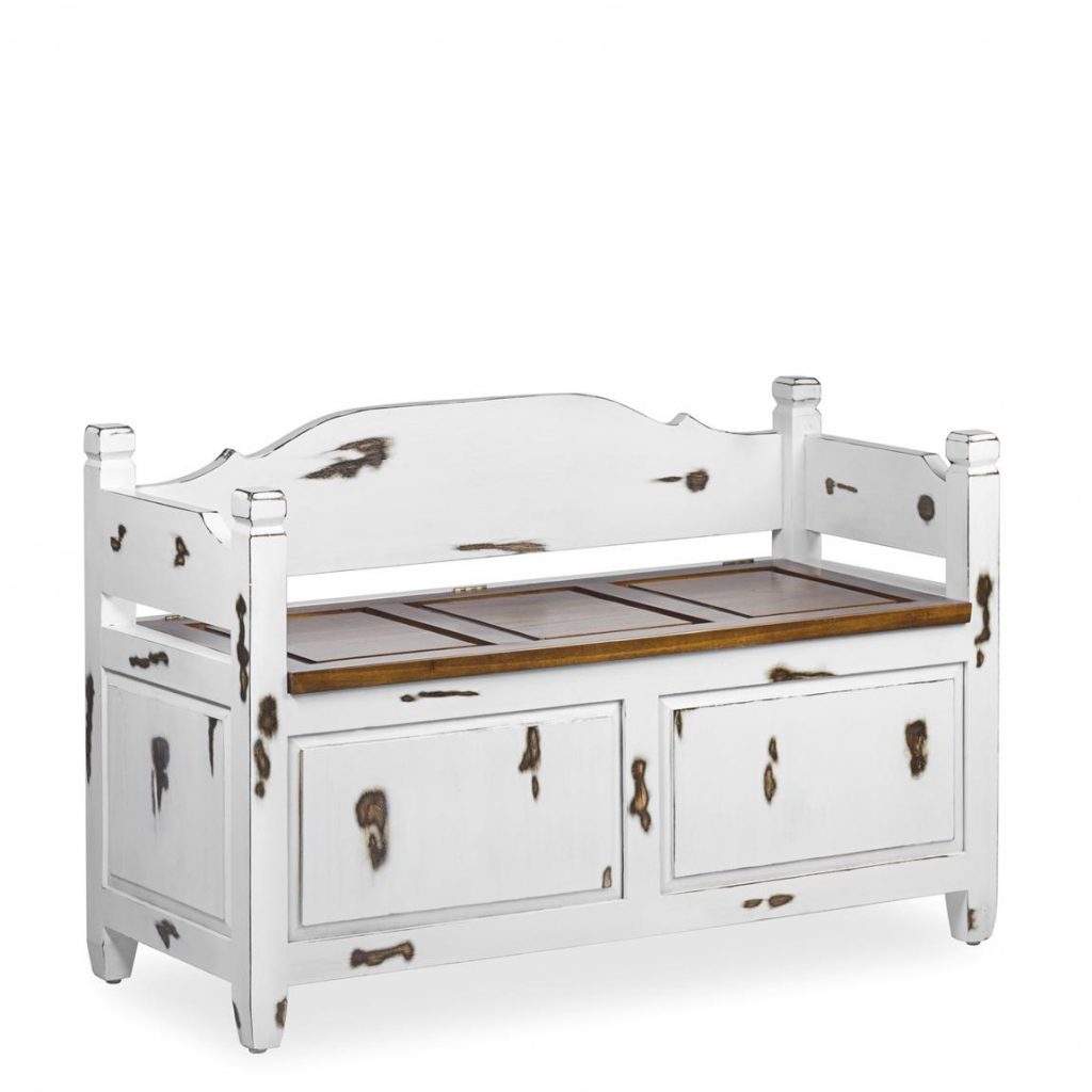 Banco Baúl Combinable Blanco   843002B
