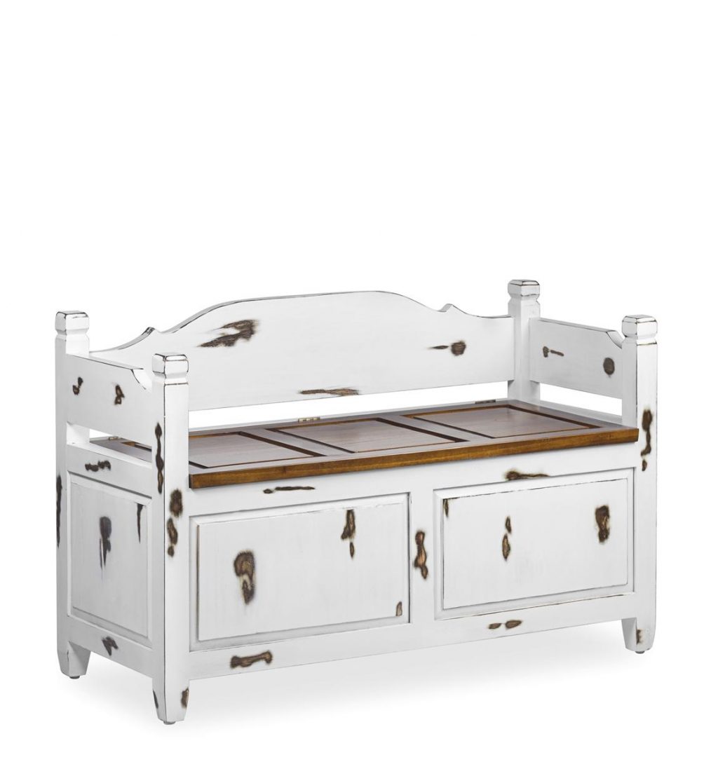 Banco Baúl Combinable Blanco   843002B