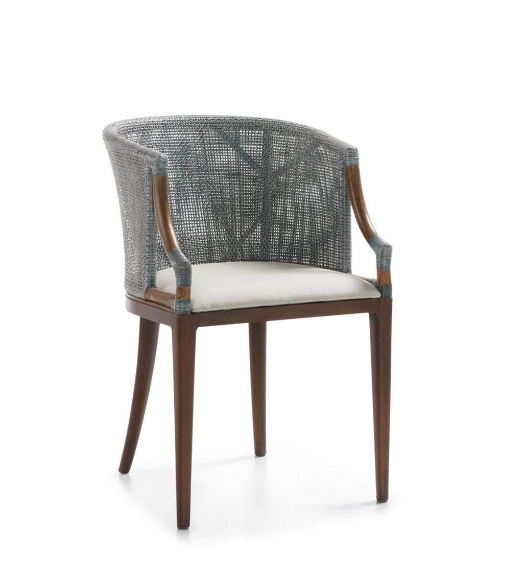 Sillón Luxor Rattan Tapizado 99003