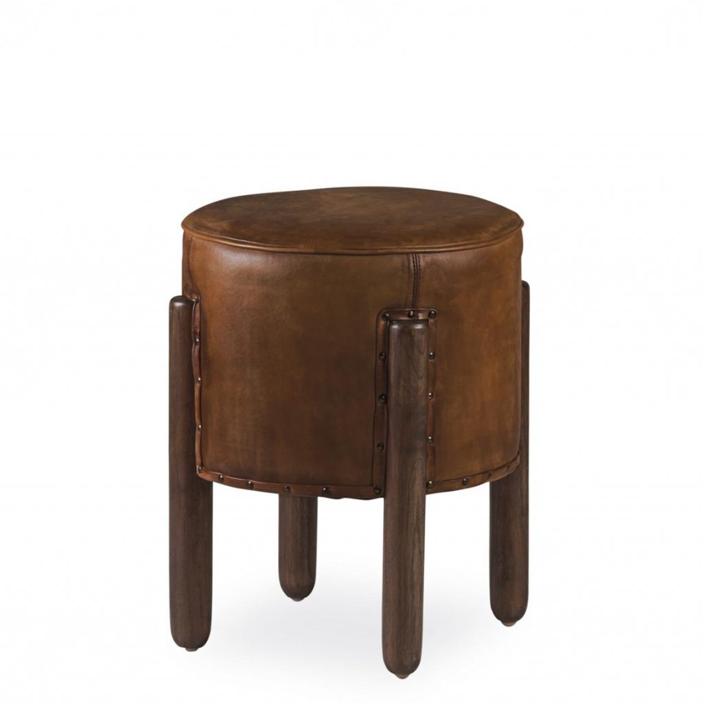 Taburete Redondo Piel  99203