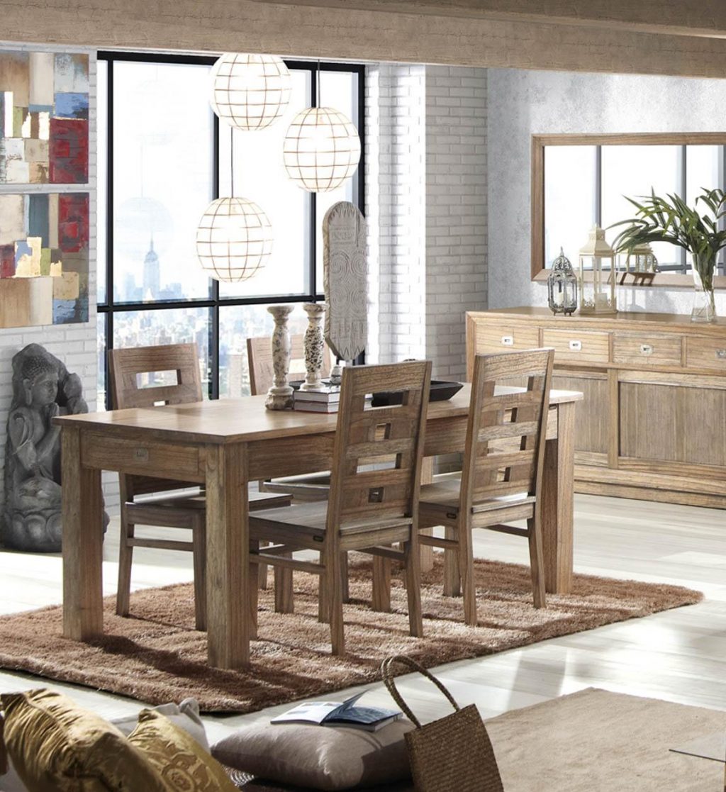 Mesa Comedor Merapi 2 Cajones  302022 - Imagen 2