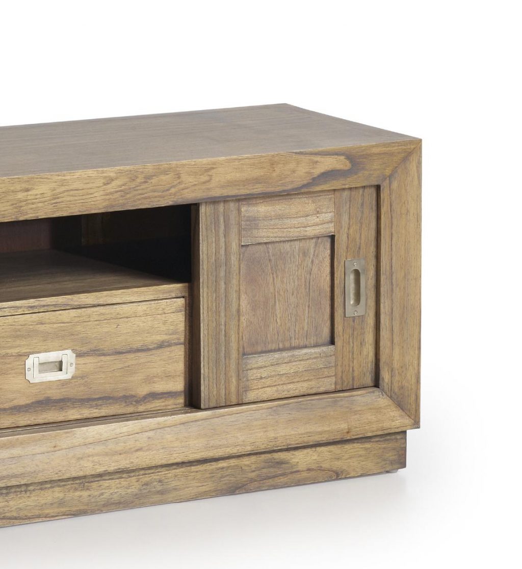 Mueble Tv 120 cm Merapi 1 Cajón 2 Puertas Correderas  303035 - Imagen 2