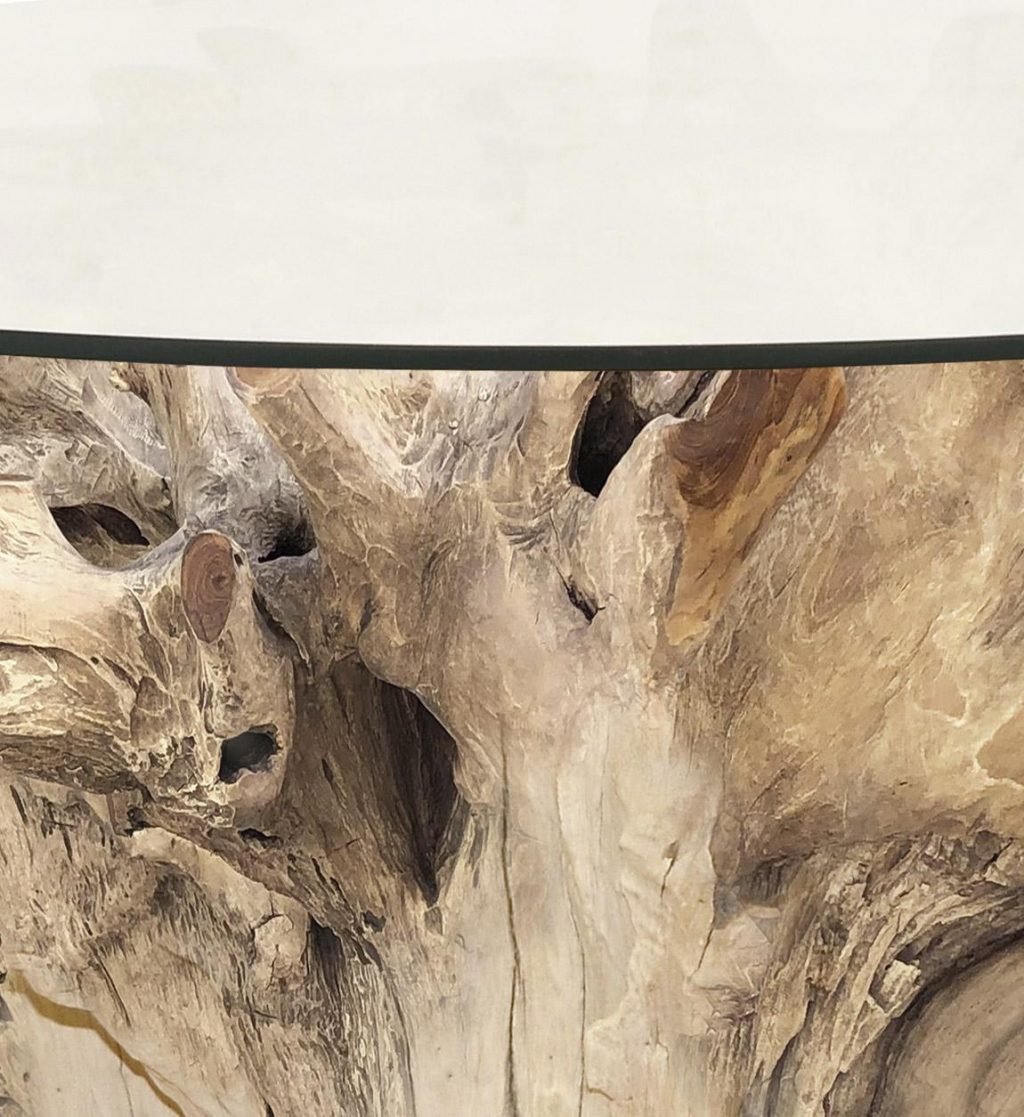 Mesa Raíz Teka Blanqueada con Cristal  7922021 - Imagen 3