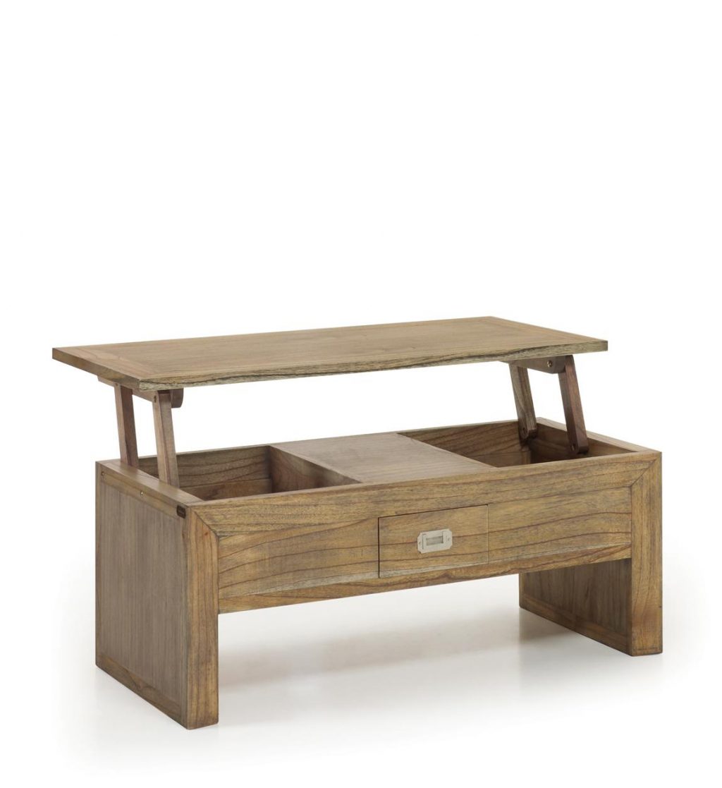 Mesa Centro Merapi 2 Cajones Top Elevable 302014 - Imagen 2