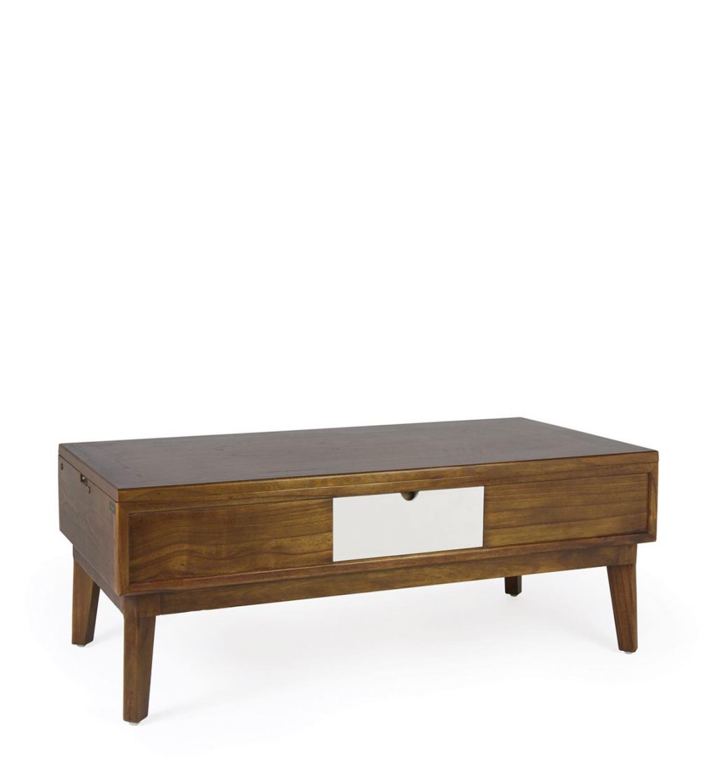Mesa Centro Artic 2 Cajones Top Elevable 317016