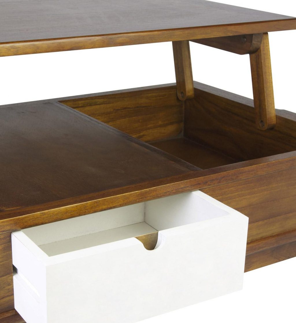 Mesa Centro Artic 2 Cajones Top Elevable 317016 - Imagen 6