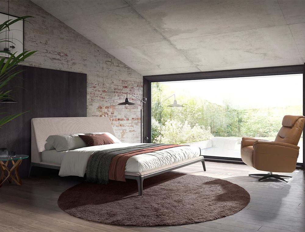 Cama de Matrimonio de Diseño Angel Cerdá Modelo 7155