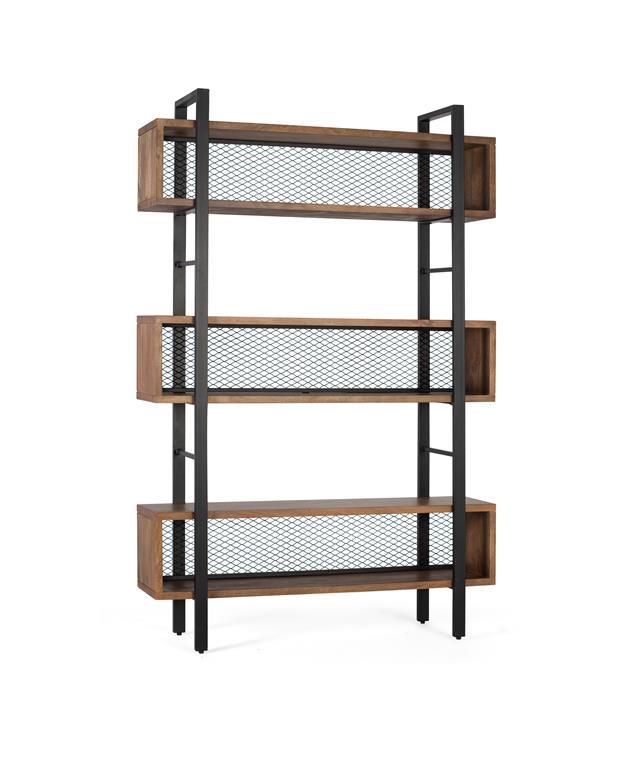 Libreria Madera Mango y Metal  Modelo 1542