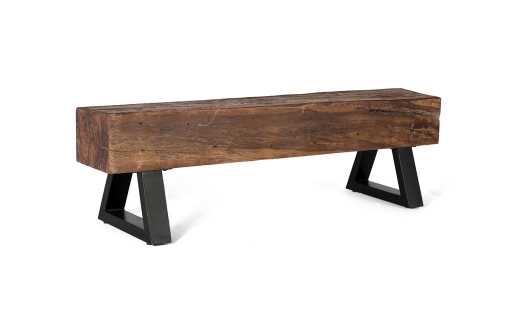 Banqueta Madera y Metal  1702