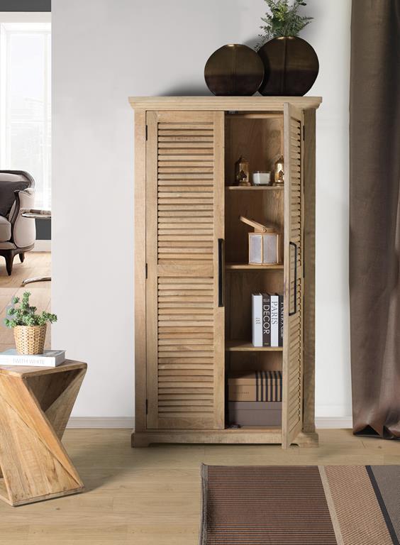 Armario de  Estilo Rústico 2 Puertas Madera de Mango Modelo 1734