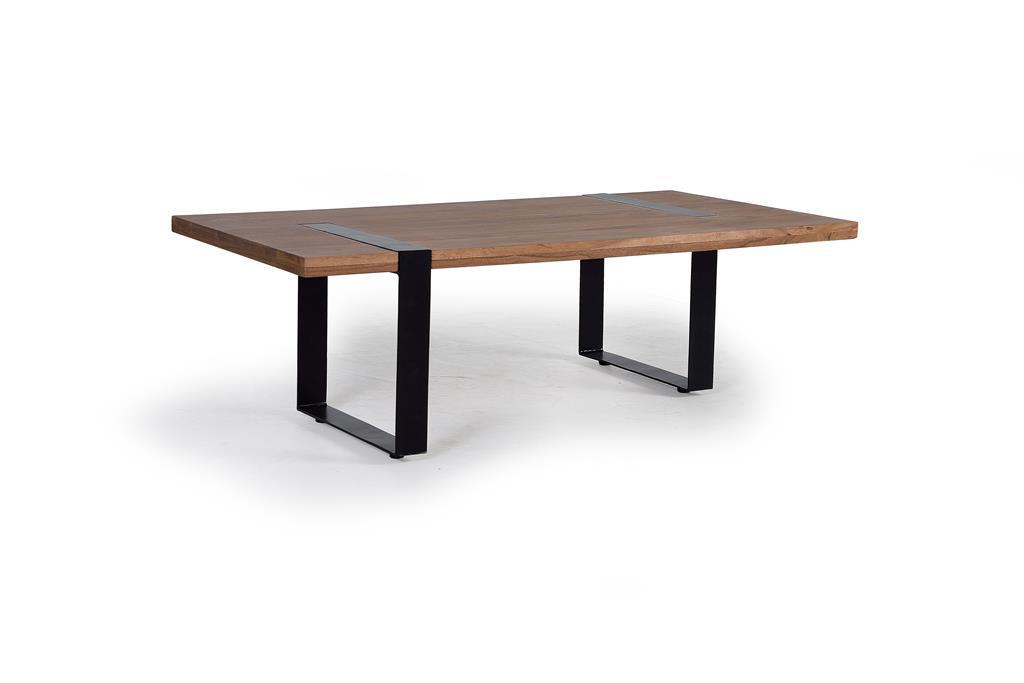 Mesa Centro Madera de Acacia y Metal Modelo 1439