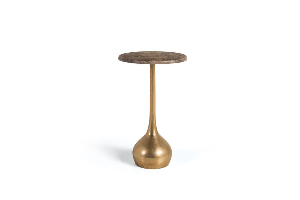 Mesa Auxiliar Mármol y Metal Modelo 1444